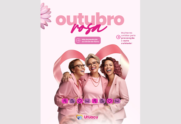 CAMPANHA INSTITUCIONAL OUTUBRO ROSA DE 1° A 31 OUTUBRO 